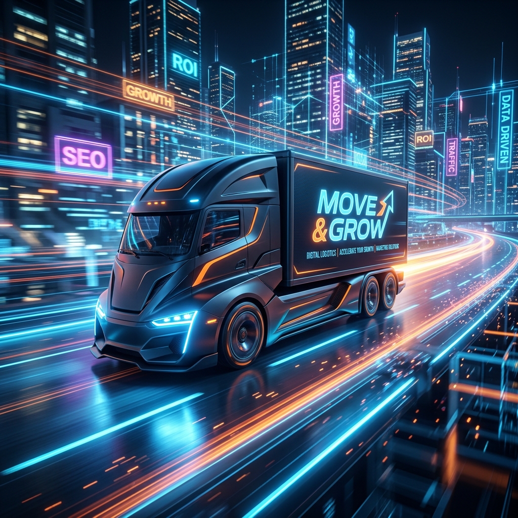 Modern Digital Moving Truck